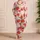 Strawberry And Daisy Blush Pink Resort Style For Summer Vacations And Cozy Evenings Satin Pajamas Set - 4