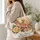 Bearded Dragon Among Desert Florals for Reptile Lovers and Nature-Inspired Gifting Quilted Tote Bag - 3