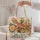 Bearded Dragon Among Desert Florals for Reptile Lovers and Nature-Inspired Gifting Quilted Tote Bag - 5