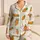 Kawaii Bunny And Carrot Cozy Home Lounging With Ivory Charm, Gift For Women And Teens Satin Pajamas Set - 1