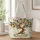 Teal and Gold Autumn Tree for Cozy Fall Home Decor and Nature Lover Gifts Quilted Tote Bag - 1