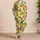 Tropical Fruit And Flower Summer Lounge Gift For Women, Lemon Yellow Cheerful Look Satin Pajamas Set - 4