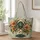 Botanical Spider And Autumn Florals For Gothic Halloween Style And Cozy Fall Living Quilted Tote Bag - 1
