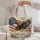 Soaring Bald Eagle And Rustic American Flag For July Fourth Patriotic Americana Style Quilted Tote Bag - 5