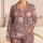 Retro Seashell Coastal Lounge for Women on Relaxed Beach Getaways and Vacation Nights Satin Pajamas Set - 1