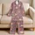 Retro Seashell Coastal Lounge for Women on Relaxed Beach Getaways and Vacation Nights Satin Pajamas Set - 5