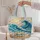 Curling Ocean Waves Coastal Seascape for Beach House Summer Style Quilted Tote Bag - 5