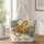 Golden Monkey and Jungle Blooms for Nature Loving Kids and Animal Lovers Quilted Tote Bag - 1