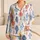 Watercolor Fish Sleepwear For Women Summer Vacation Cozy Coastal Lounge Set At Home Satin Pajamas Set - 1
