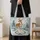 Woodland Deer and Evergreen Berries for Rustic Christmas Holiday Gatherings and Gift Giving Quilted Tote Bag - 4