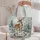 Woodland Deer and Evergreen Berries for Rustic Christmas Holiday Gatherings and Gift Giving Quilted Tote Bag - 5
