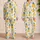 Tropical Pineapple Motifs For Vacation Getaways And Easy Resort Style Gift For Her Satin Pajamas Set - 2