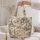 Vintage Paris Landmarks and Roses for Romantic Travel Days, Chic Outings and Gifting Quilted Tote Bag - 5