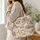 Vintage Paris Landmarks and Roses for Romantic Travel Days, Chic Outings and Gifting Quilted Tote Bag - 3