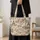 Vintage Paris Landmarks and Roses for Romantic Travel Days, Chic Outings and Gifting Quilted Tote Bag - 4