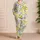 Cream Lemon Blossom Coastal Getaway Set for Cozy Nights and Gift Giving for Women Satin Pajamas Set - 4