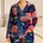 Bold Americana Flag Motif for Fourth of July, Beach Days, and Casual Summer Style Satin Pajamas Set - 1