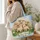 Sheep Family in Spring Meadow Flowers for Farmhouse Gifts and Country Living Lovers Quilted Tote Bag - 3