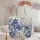 Blue Pagoda Garden and Bridge Scene for Mahjong Gatherings and Thoughtful Gifts for Her Quilted Tote Bag - 5