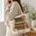 Vintage Book Stack and Garden Blooms for Reading Days, Libraries, and Book Lovers Everywhere Quilted Tote Bag - 3