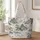 Chinoiserie Pagoda and Crane Scenery for Mahjong Nights and Elegant Game Day Gifts Quilted Tote Bag - 1