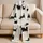 Whimsical Black Kitten Confetti for Cozy Lounging, Gift Idea for Cat Lovers and Women Satin Pajamas Set - 5
