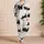 Whimsical Black Kitten Confetti for Cozy Lounging, Gift Idea for Cat Lovers and Women Satin Pajamas Set - 4