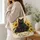 Black Cats Among Golden Sunflowers for Garden Days and Cat Lover Gifts Quilted Tote Bag - 3