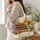 Vintage Floral Book Stack for Garden Reading Days, A Thoughtful Gift for Book Lovers Quilted Tote Bag - 3