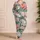 Botanical Peony Blooms For Cozy Nights And Gift Giving For Women Satin Pajamas Set - 4