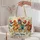 Colorful Floral Hens for Farmhouse Errands and Chicken Lover Gifts for Her and Friends Quilted Tote Bag - 5