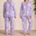 Kawaii Bunny Strawberry Pastel Lavender Cozy Gift for Relaxed Evenings at Home Women Satin Pajamas Set - 2