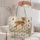 Spotted Fawn and Butterfly Meadow for Cottage Garden Days and Woodland Lovers Quilted Tote Bag - 5
