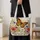 Monarch Butterfly Wildflower Garden for Nature Lovers and Spring Gift Giving Quilted Tote Bag - 4