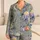 Misty Sage Floral Garden for Cozy Spring Nights, Relaxed At-Home Gifts For Her Satin Pajamas Set - 1