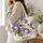 Hummingbirds And Morning Glories For Garden Lovers And Nature Inspired Gifts For Her Quilted Tote Bag - 3