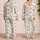 Cute Panda Face Loungewear for Cozy Bedtime, Sleepovers, and Gift Giving for Women Satin Pajamas Set - 2
