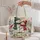 Snowman Couple and Red Cardinal for Cozy Christmas Winter Cheer Quilted Tote Bag - 5