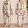 Boutique Cute Giraffe Glasses Heart Motif For Cozy Nights With Women And Teens Gift Satin Pajamas Set - 2