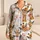 Boutique Cute Giraffe Glasses Heart Motif For Cozy Nights With Women And Teens Gift Satin Pajamas Set - 1