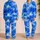Royal Blue Cloud Mist Resort Wear For Summer Getaways And Relaxed Coastal Vacation Days Satin Pajamas Set - 2