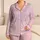 Soft Pink Lilac Hearts, Bows, And Stars For Cozy Nights, Gifts, And Everyday Home Satin Pajamas Set - 1