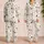 Dalmatian Puppy Sleepwear for Cozy Nights, Lounging, and Cute Gift Ideas for Women Satin Pajamas Set - 2