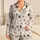 Dalmatian Puppy Sleepwear for Cozy Nights, Lounging, and Cute Gift Ideas for Women Satin Pajamas Set - 1