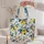 Watercolor Lemons and Blue Blossoms for Sunny Cottage Kitchen and Springtime Gifting Quilted Tote Bag - 5