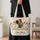 Farmhouse Chicken Hen Flock for Rustic Laundry Days and Country Home Lovers Quilted Tote Bag - 4
