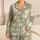 Matcha Sage Kawaii Cats and Daisies Cozy Loungewear Gift for Cat Lovers At Home Satin Pajamas Set - 1