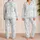 Pastel Cloud Blossoms For Cozy Lounging And Sweet Summer Nights At Home For Women Satin Pajamas Set - 2