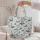 Nautical Sailboats, Ocean Waves and Seashells for Coastal Summer Days and Beach Lovers Quilted Tote Bag - 5