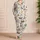 Tropical Seahorse Coconut Watercolor Resort Style for Beach Getaways and Summer Gifts Satin Pajamas Set - 4